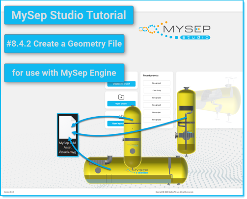 MySep Tutorial #8.4.2 Create a Geometry File for Use in a Process Simulation