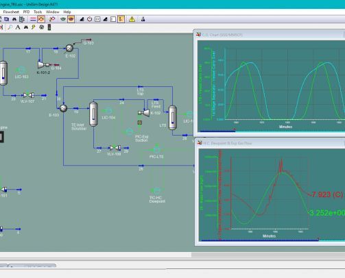 MySep Engine in UniSim with Slugging