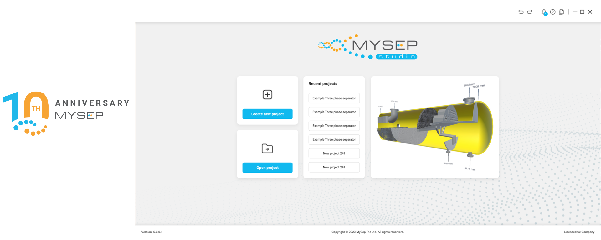 MySep Studio V6.0 Start